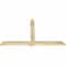 Ekena Millwork Eugene Rough Sawn Timber Gable Bracket, Douglas Fir, 60"W x 35"H x 2"D x 4"F, 14/12 Pitch GBW060X35X0204EUG00RDF - alternate 2